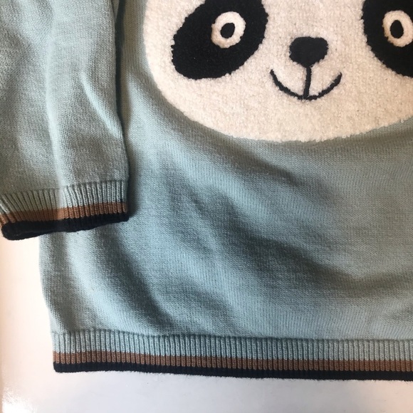Fine knit cotton panda sweater - Picture 6 of 9